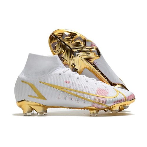 Nike Mercurial Superfly VIII Elite DF FG Blanco Rosado Rojo_1.jpg